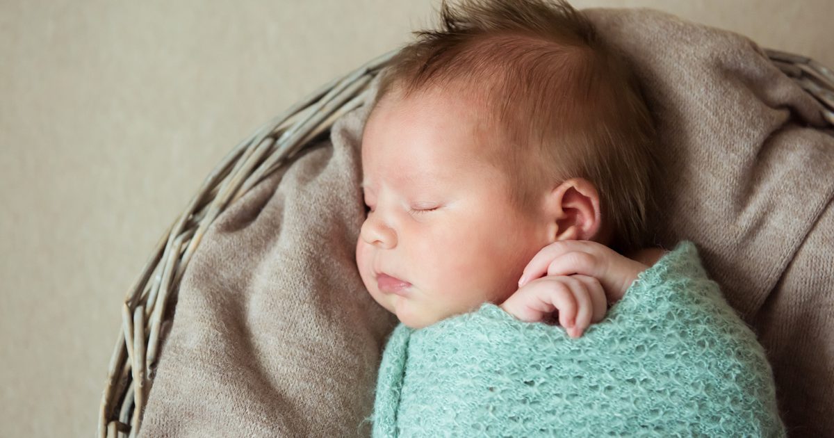 En under normal temperatur fald i spædbørn