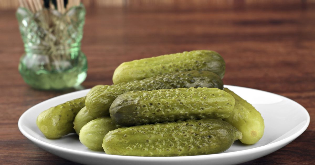 Glycemische index voor Dill pickles