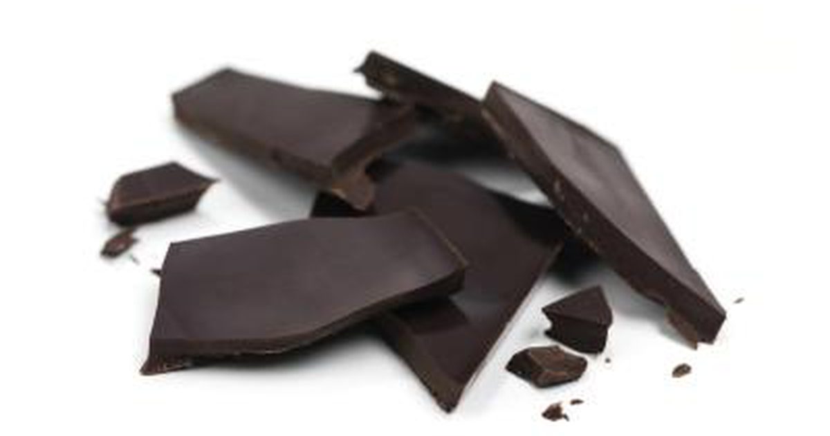 Glycemische index van donkere chocolade