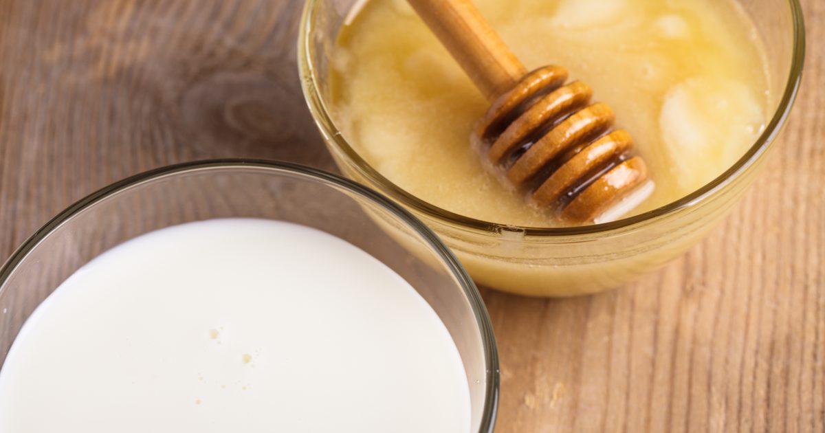 Honung och mjölk för förkylning hos barn