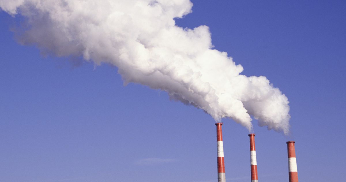 Wie verdirbt Fabriken die Luft?