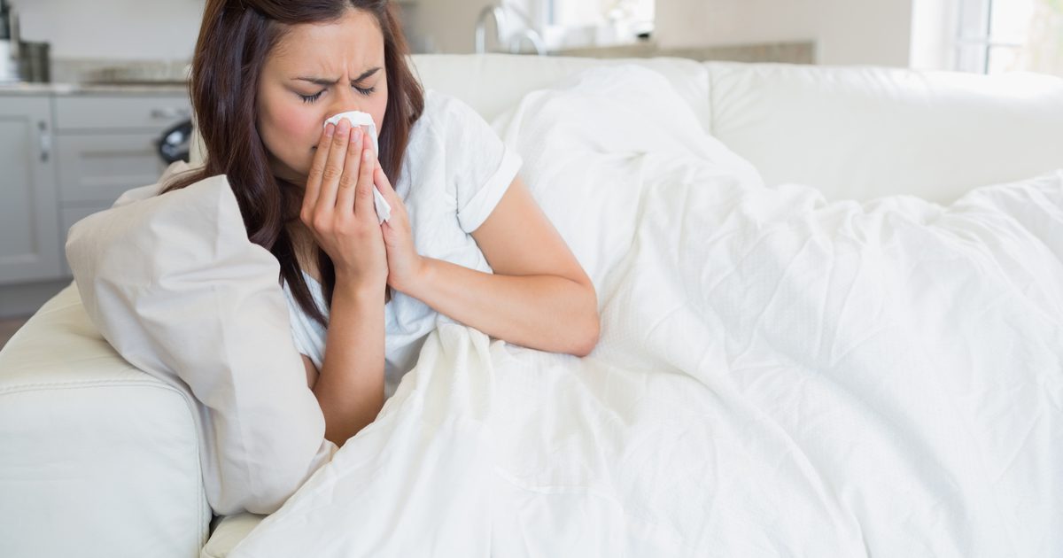 Znaki in simptomi gripe tipa A.