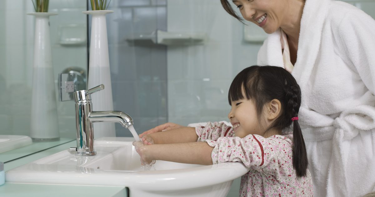 Handtvätt efter användning av badrumsv. sanitizer