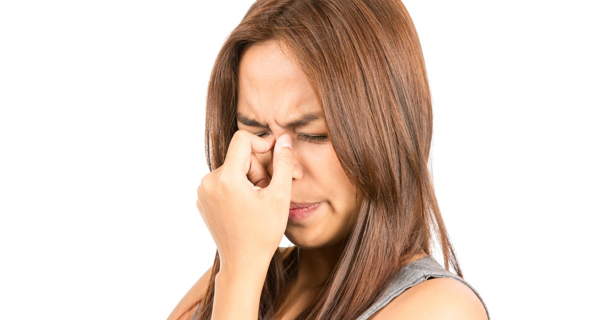 Nasal finnor och sinus smärta