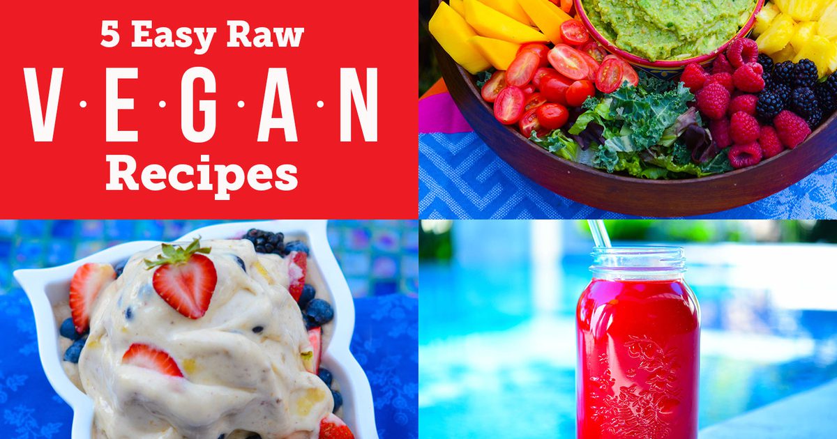 5 Easy Raw Vegan Opskrifter