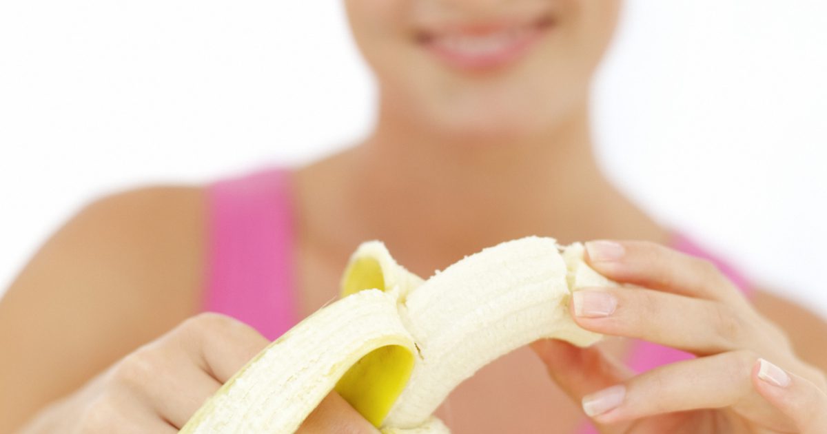 Mängden kalorier per gram i en banan