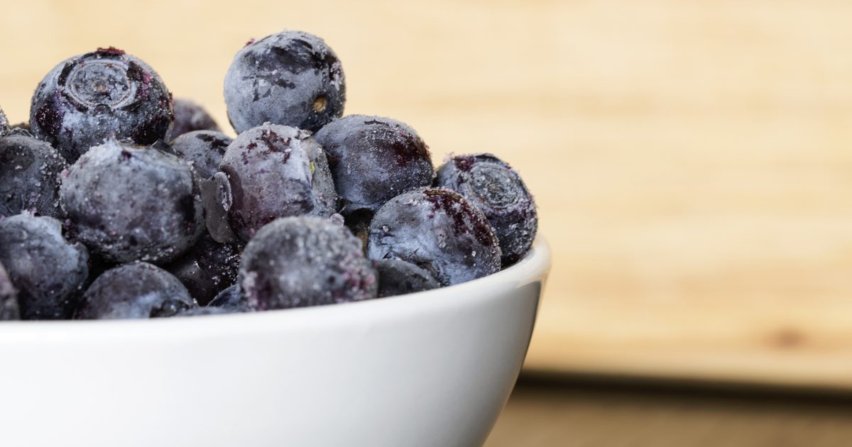 Er frosne blåbær sunde?