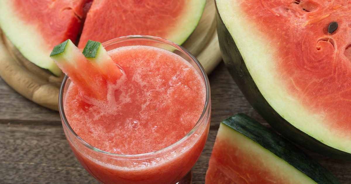 Výhody odšťavovania Melón a vodný melón