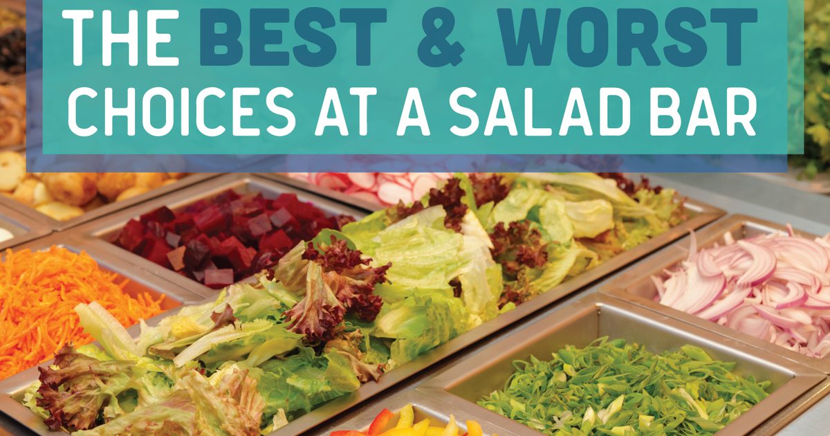 Det bedste og værste valg ved en salatbar