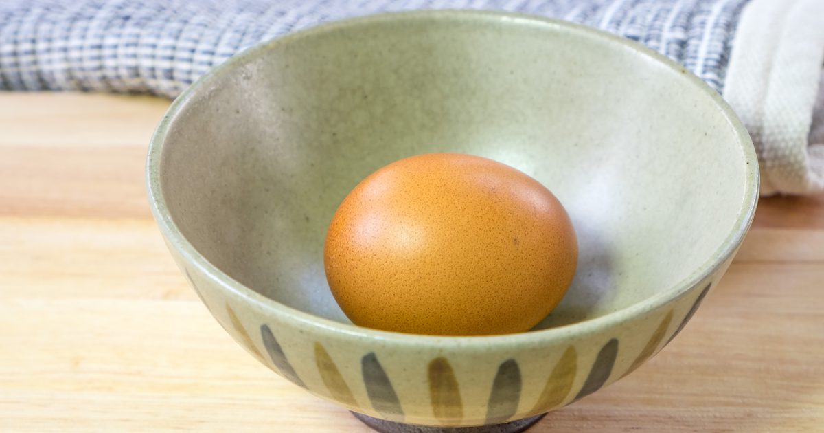 Kuhano jajce in fižol prehrana