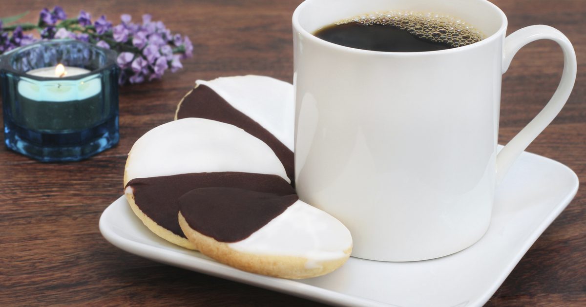 De calorieën in zwart-witte cookies