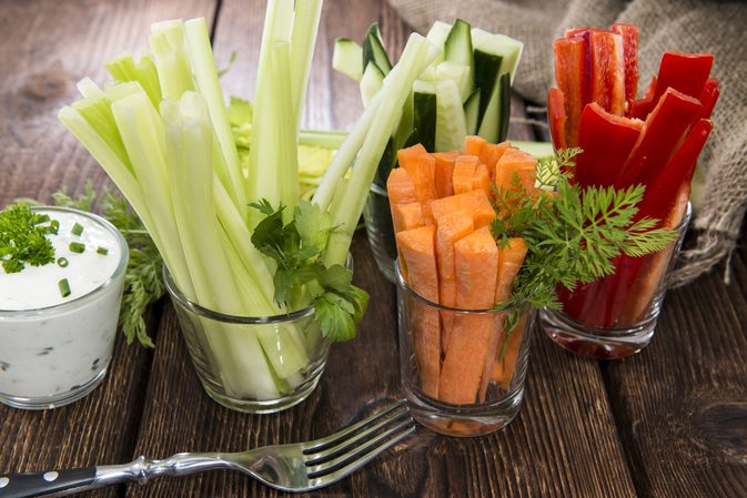 Calorieën in Celery & Carrot Sticks