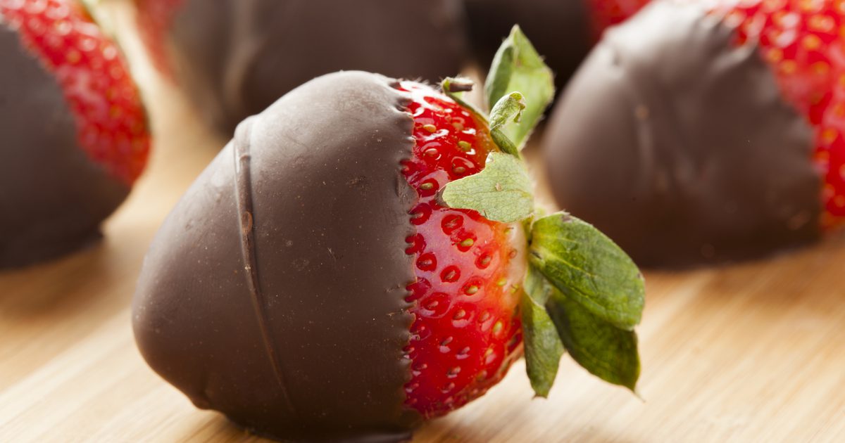 Kalórie v čokolády zakryté jahody