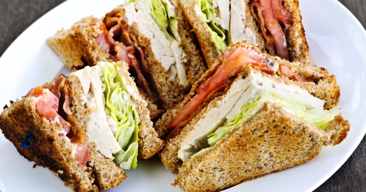 Kalorien in einem Club-Sandwich