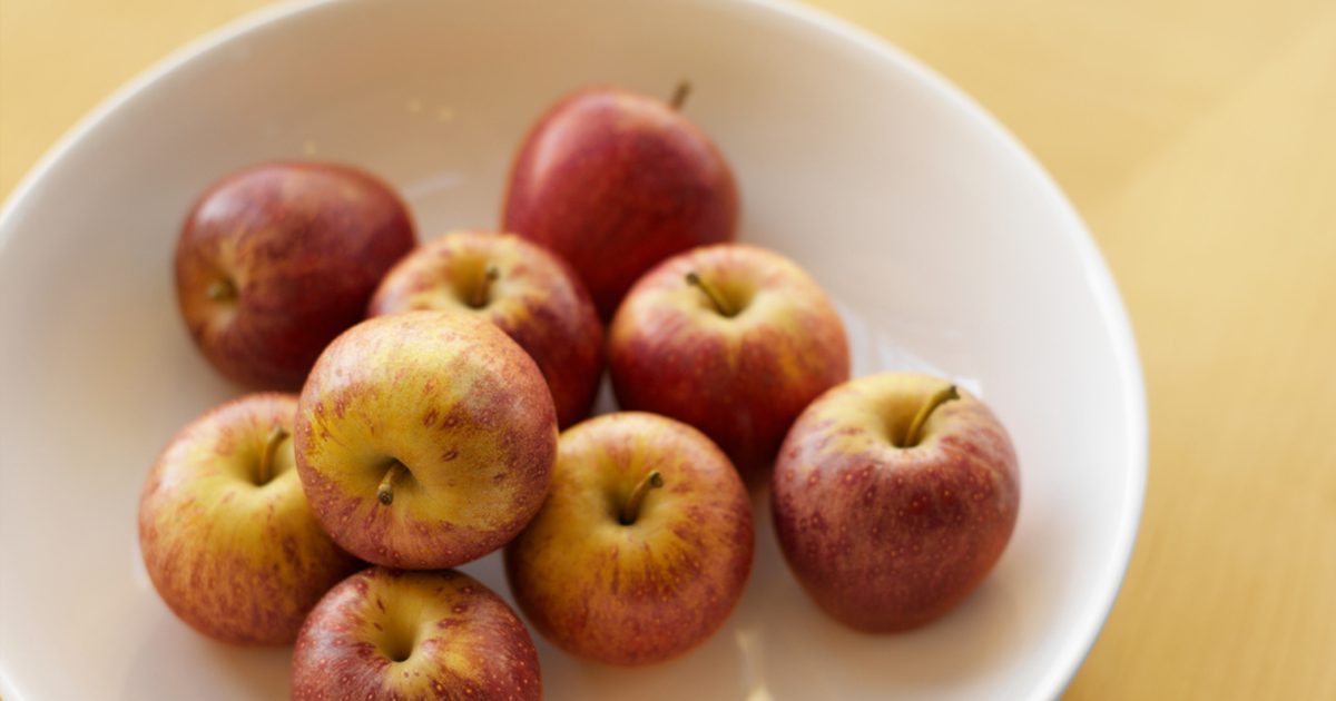 Kalorier i torkade äppelringar