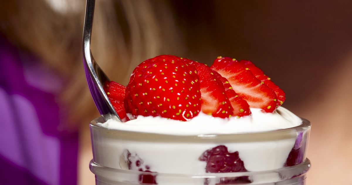 Kalórie v ovocí a jogurtu Parfait