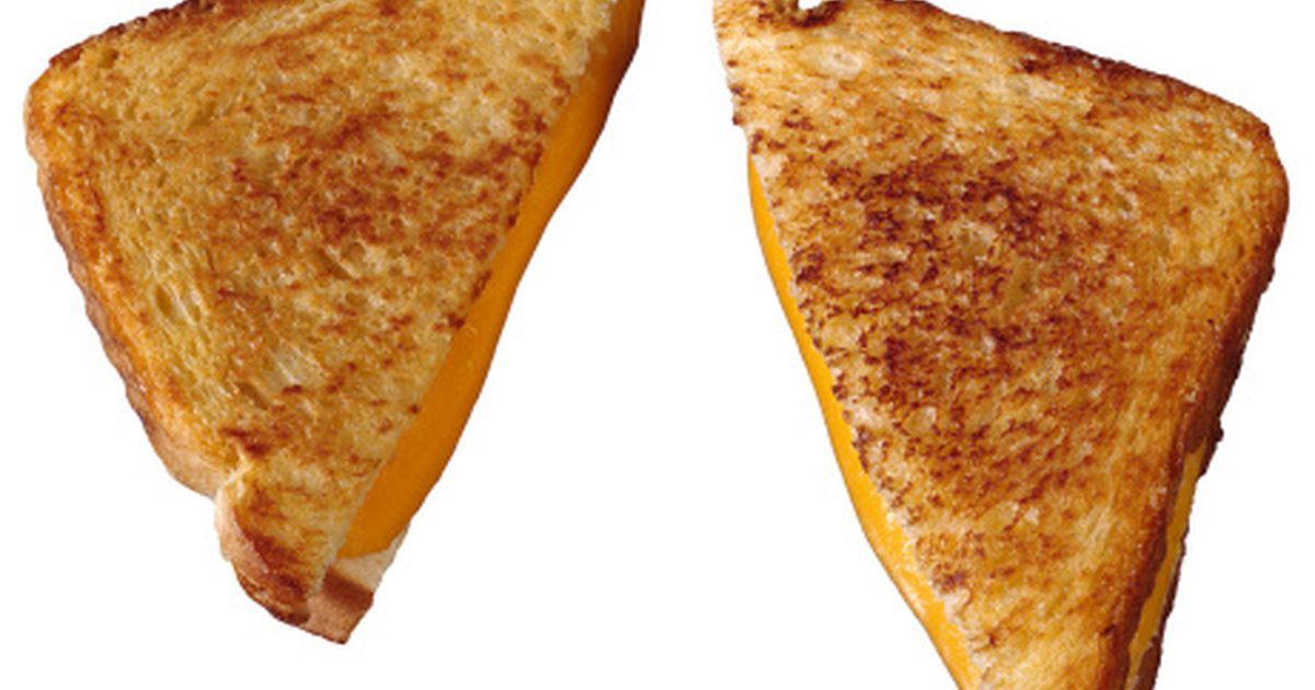 Kalorien in einem gegrillten Käse-Schinken-Sandwich