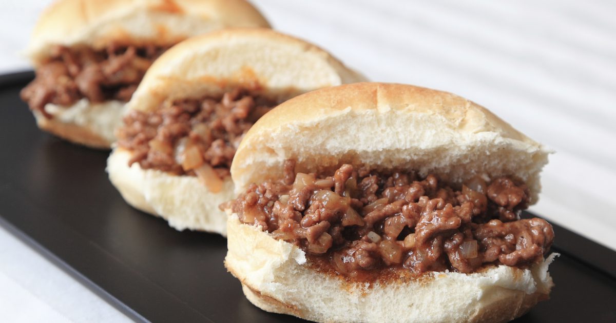 Kalorierna i en Sloppy Joe Sandwich