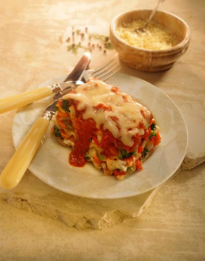 Калории в Veggie Lasagna