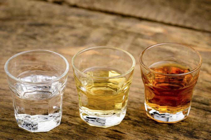 Калории в уиски и водка