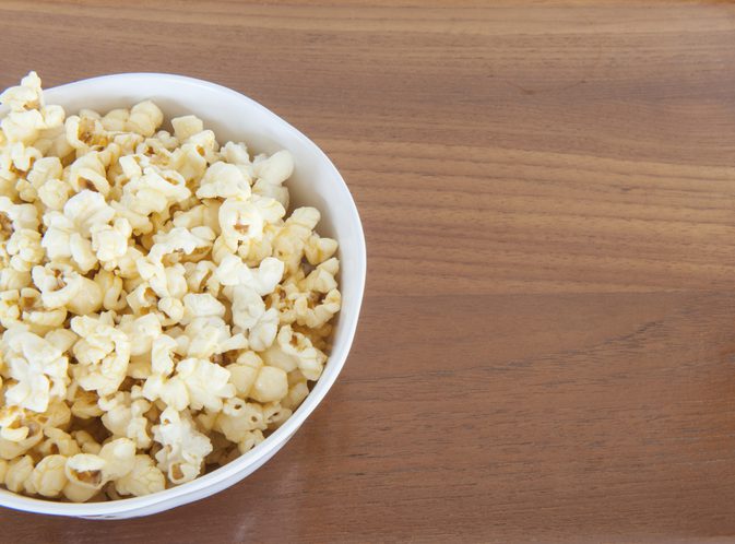 Калории и хранене във въздуха изкормени Popcorn