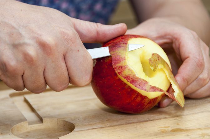 Kan du äta Apple och Pear Skins?