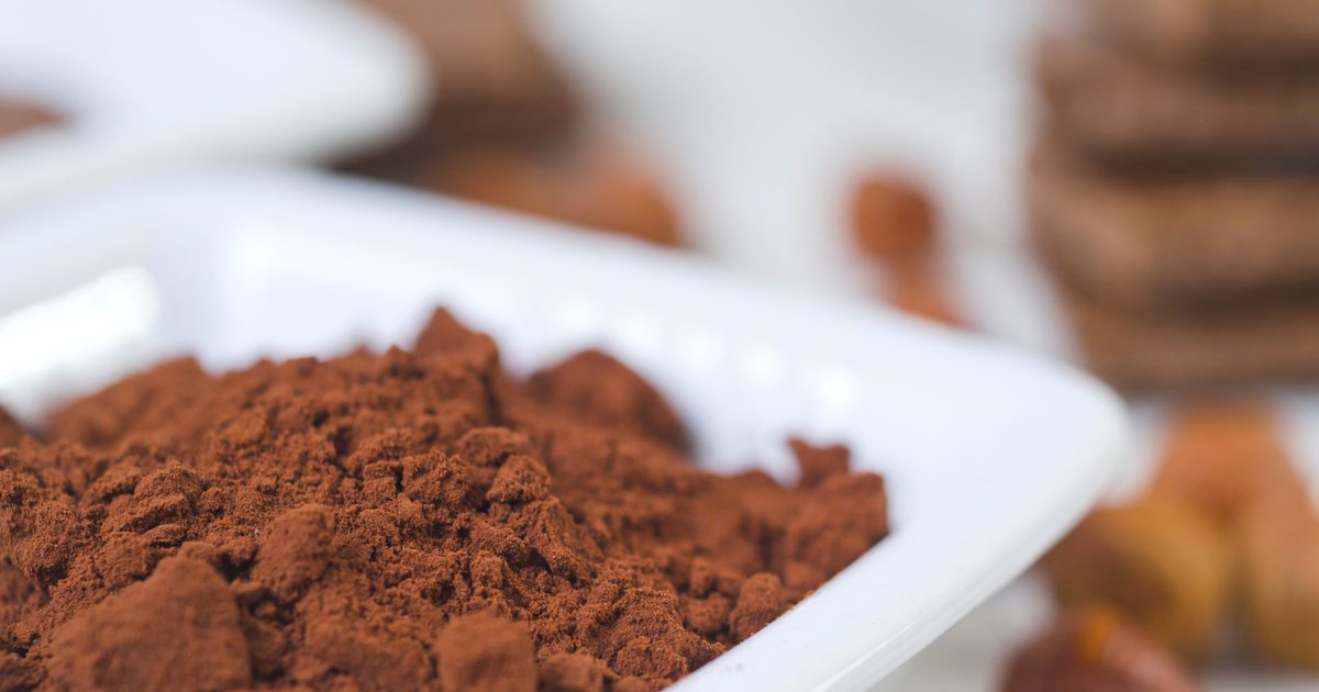 Informácie o výžive kakaového prášku