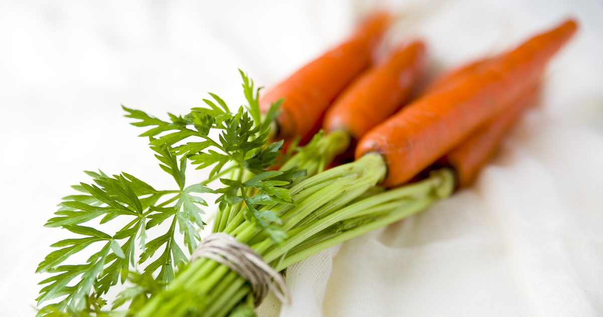 Готварски зелени листа от моркови