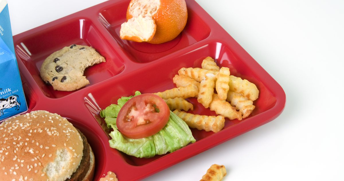 Krankheiten vom Essen ungesunde Schulessen