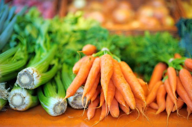 Годни за консумация сурови зеленчуци