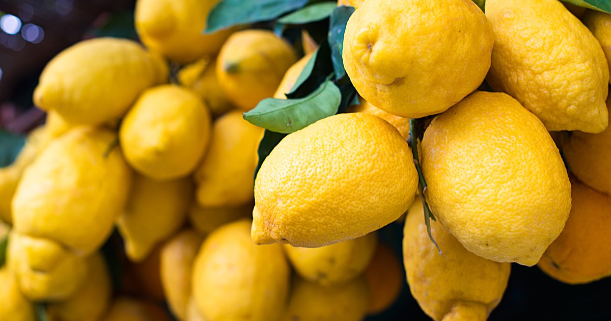 Электролиты в лимонах