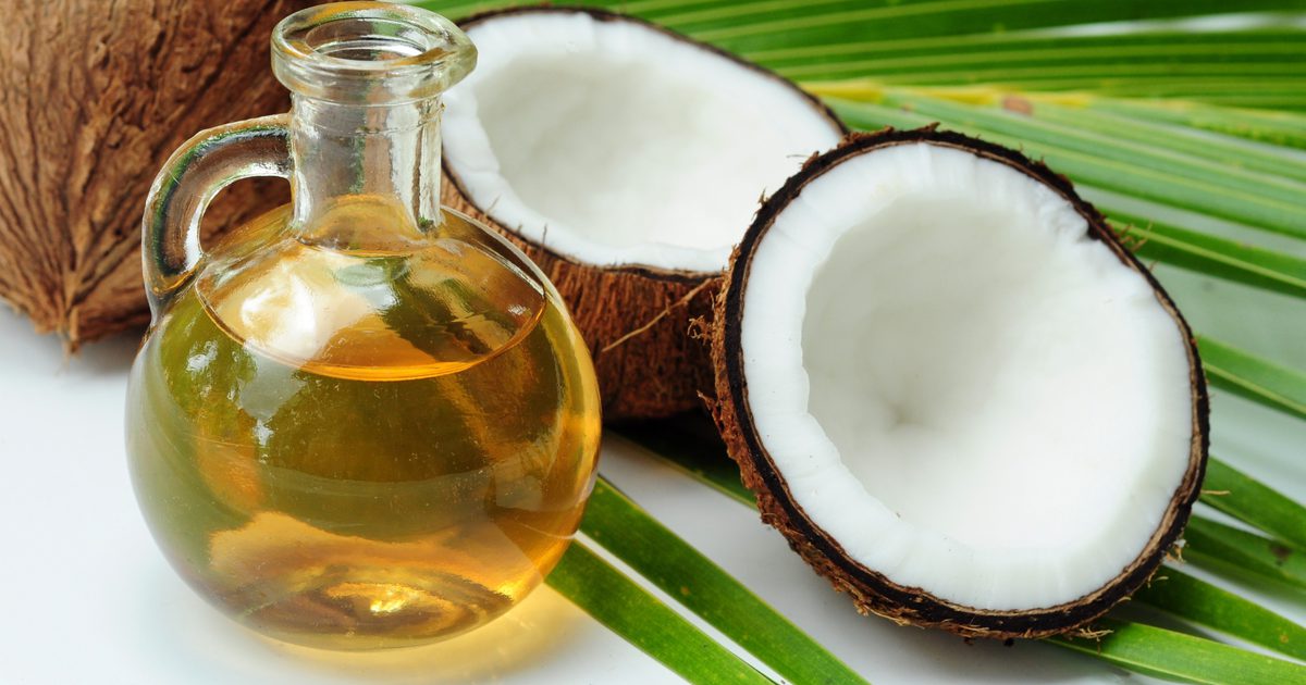 Maščobe in kalorije v kokosovem olju