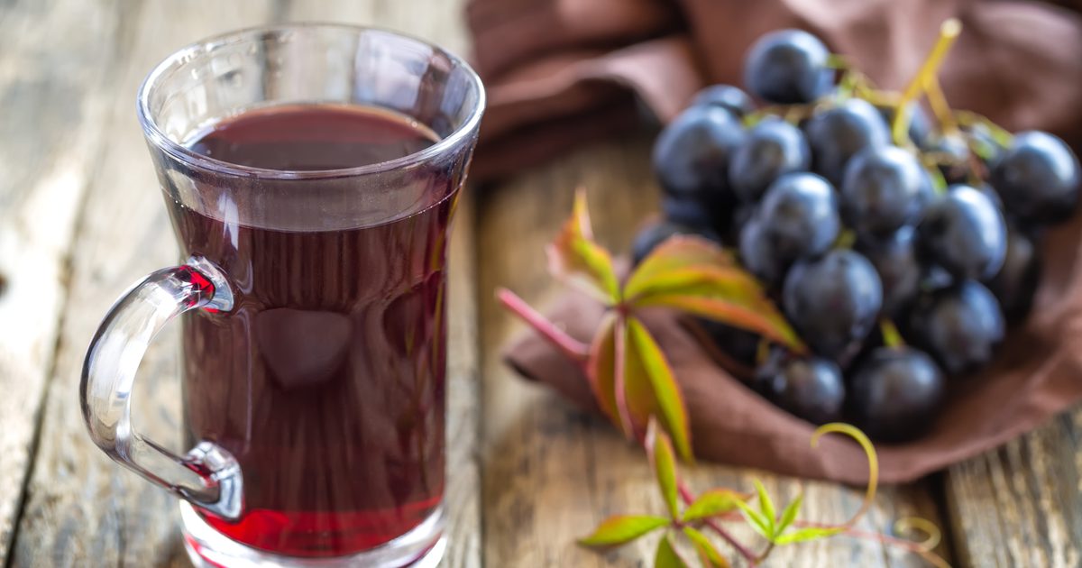 Druvsaft Vs. Vin för hälsofördelar