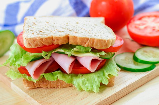 Ham & Turecko sendvičové kalórie