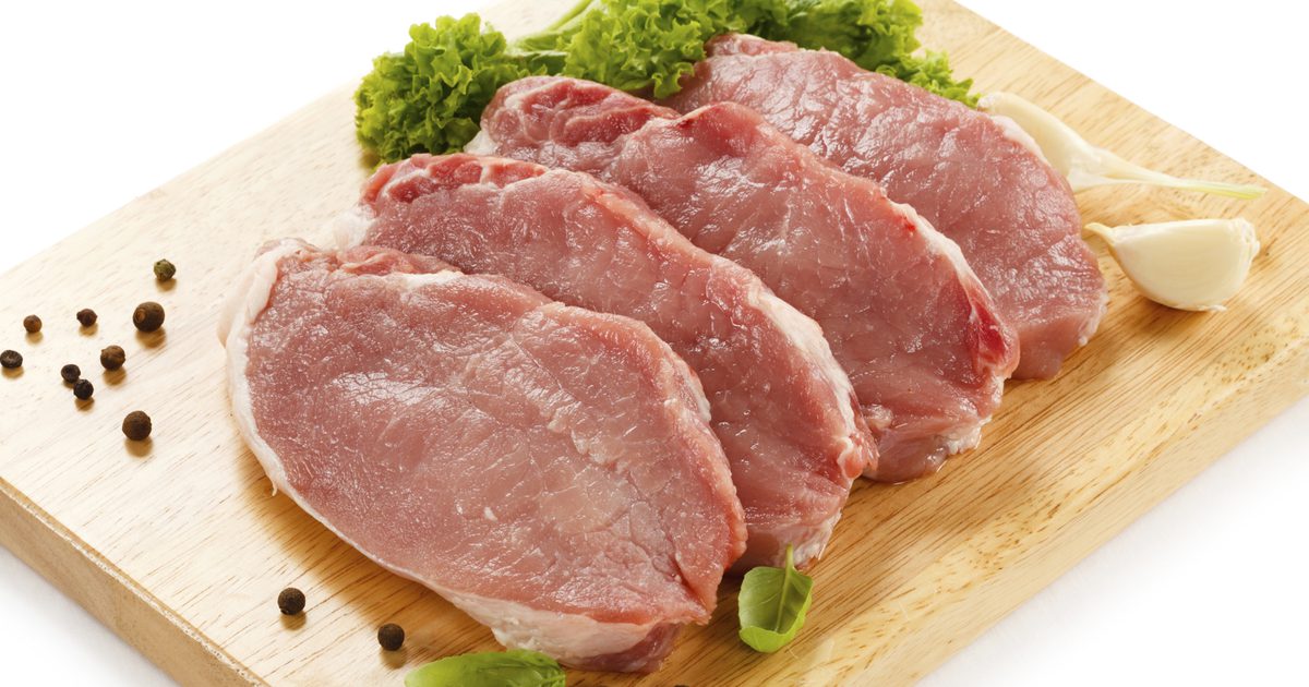Sund madlavning med svinekoteletter