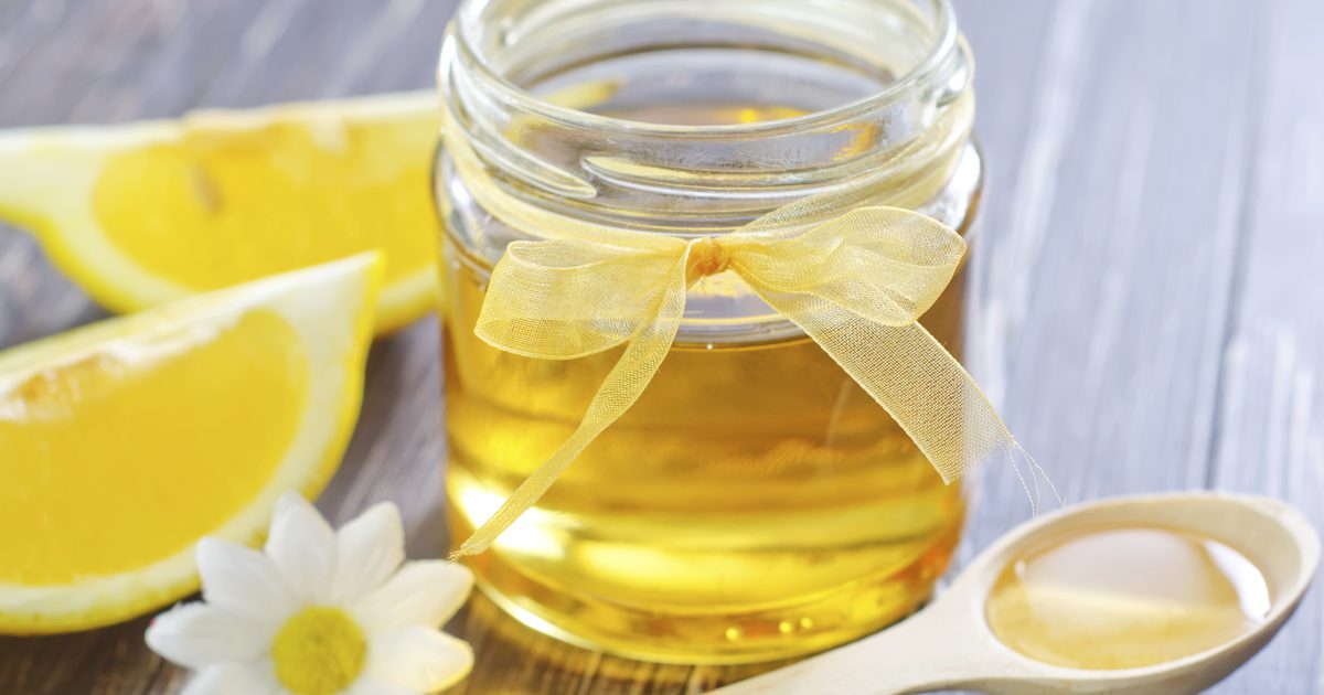 Honing en citroen voor spijsvertering