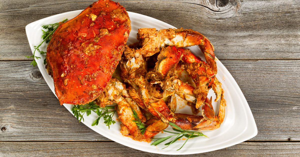 Hoeveel calorieën zitten er in Dungeness Crab?