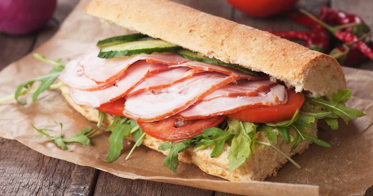 Hvor mange kalorier er i halvt subway sandwich?