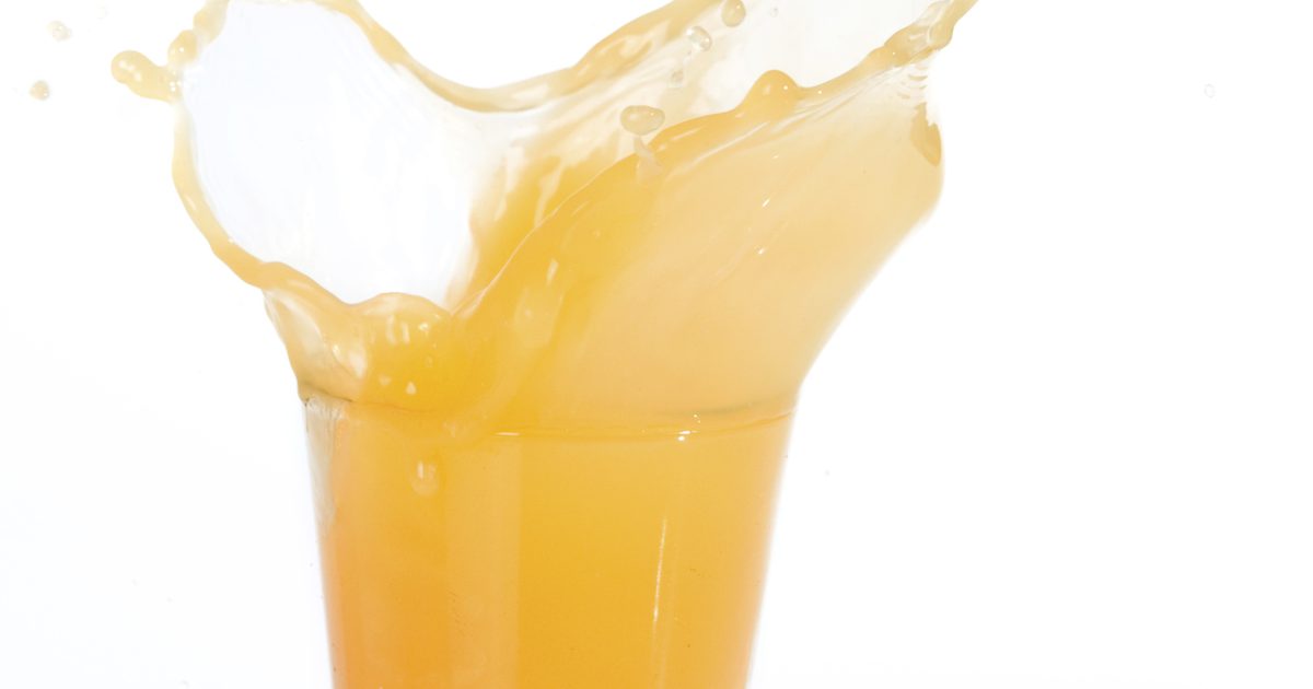 Wie viele Kalorien sind in einem Glas Orangensaft?