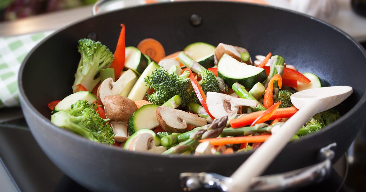 Wie viele Kalorien sind in einem Gemüse-Stir-Fry?
