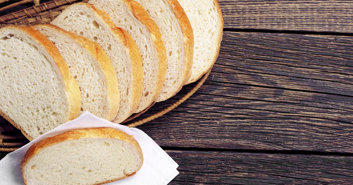 Hvor mange kalorier er i hvidt brød?