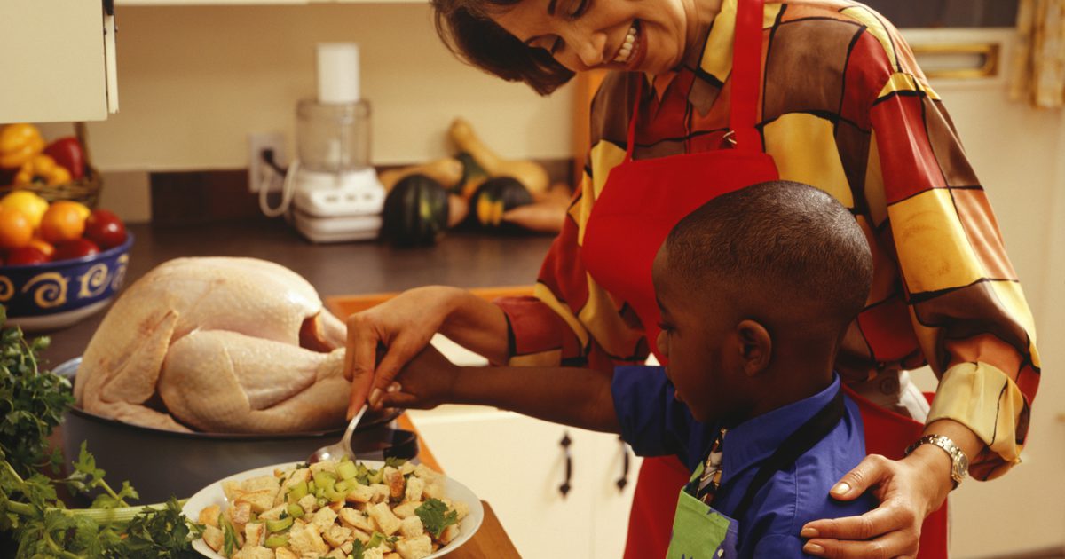 Hvor mange kalorier har gjennomsnittlig amerikansk forbruk på Thanksgiving?