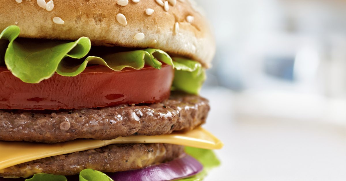 Hoeveel calorieën heeft een hamburger?