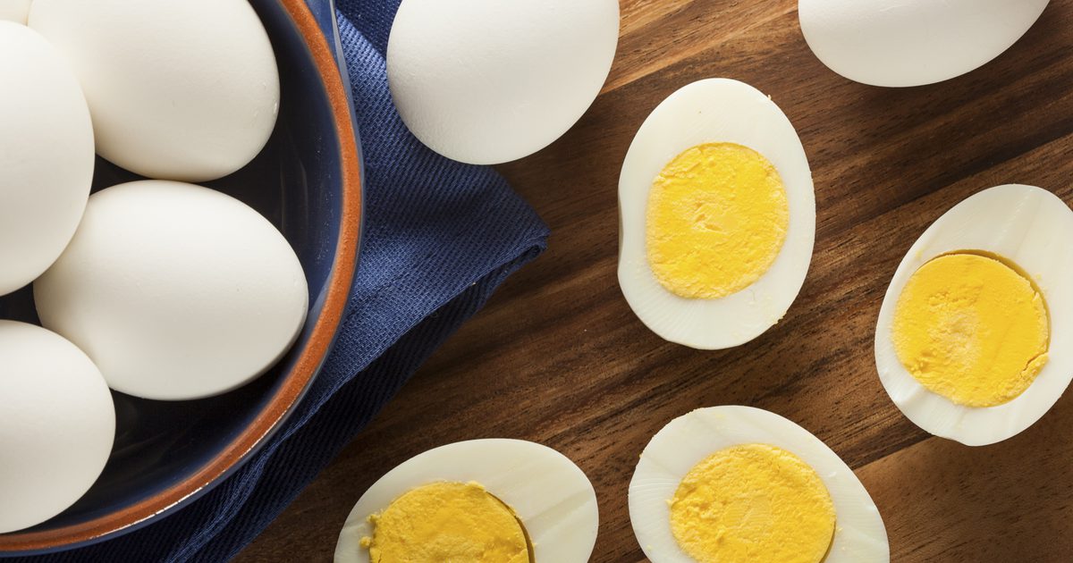Kolik kalorií má tvrdé vařené vajíčko?