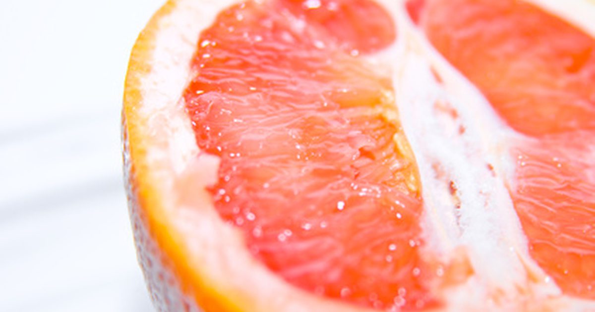 Hoeveel calorieën heeft een hele grapefruit?