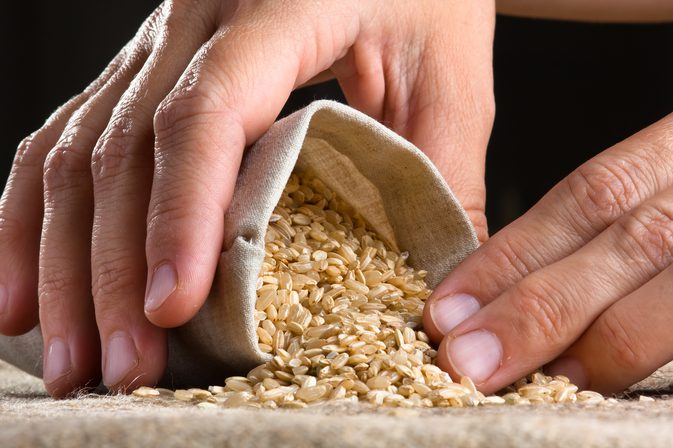 Wie viel brauner Reis kann eine Frau einen Tag essen?