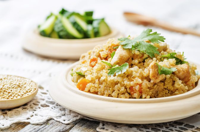 Wie viel Fett ist in Quinoa?