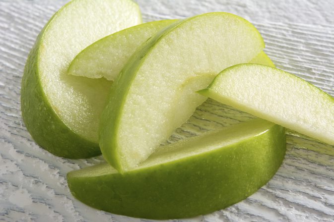 Как да се готви ябълка резени в микровълновата