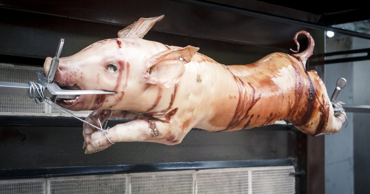 Hvordan lage en hel gris i ovnen