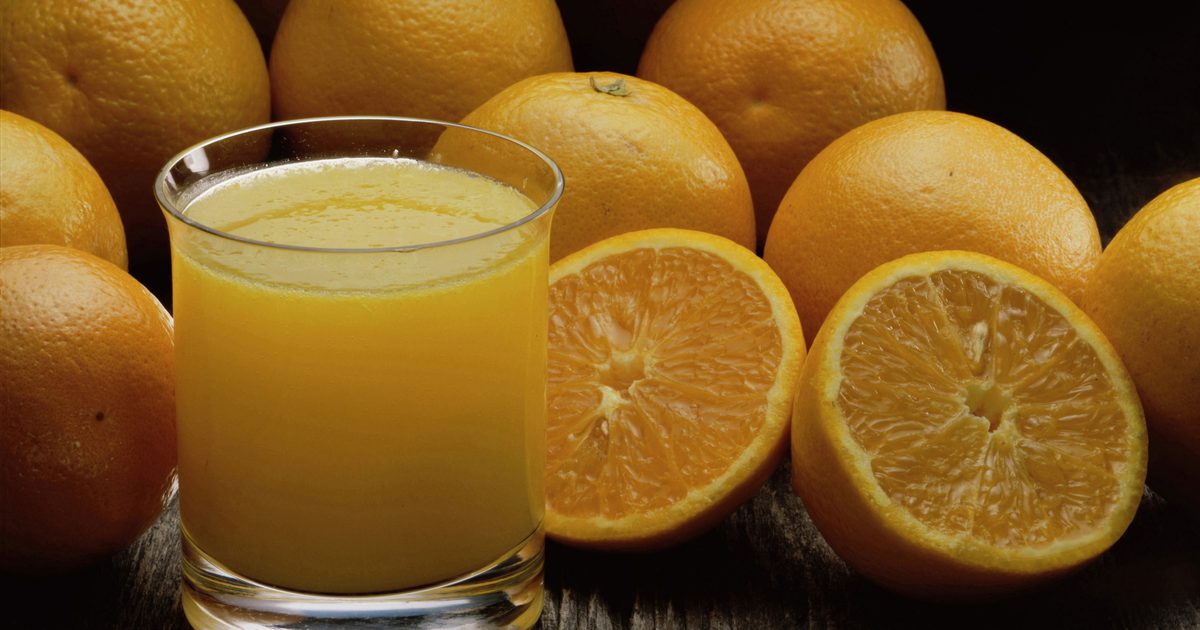 Hoe Orange Juice te drinken na een training voor vitamine C